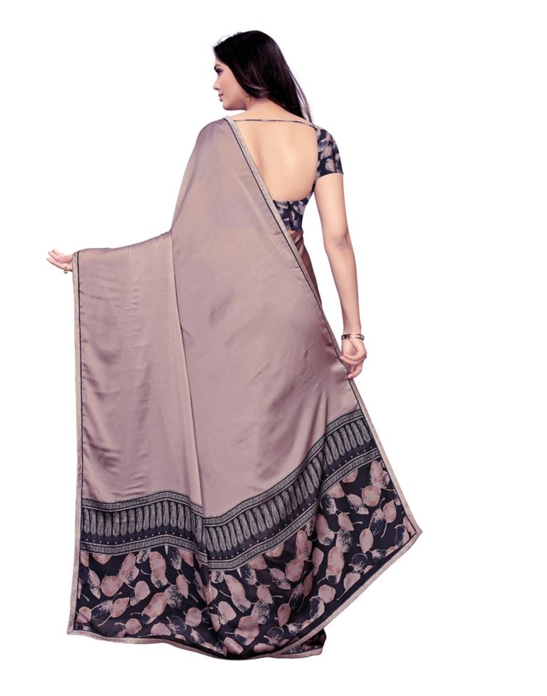 Beige Coloured Chiffon Printed Saree | SLV1054S608