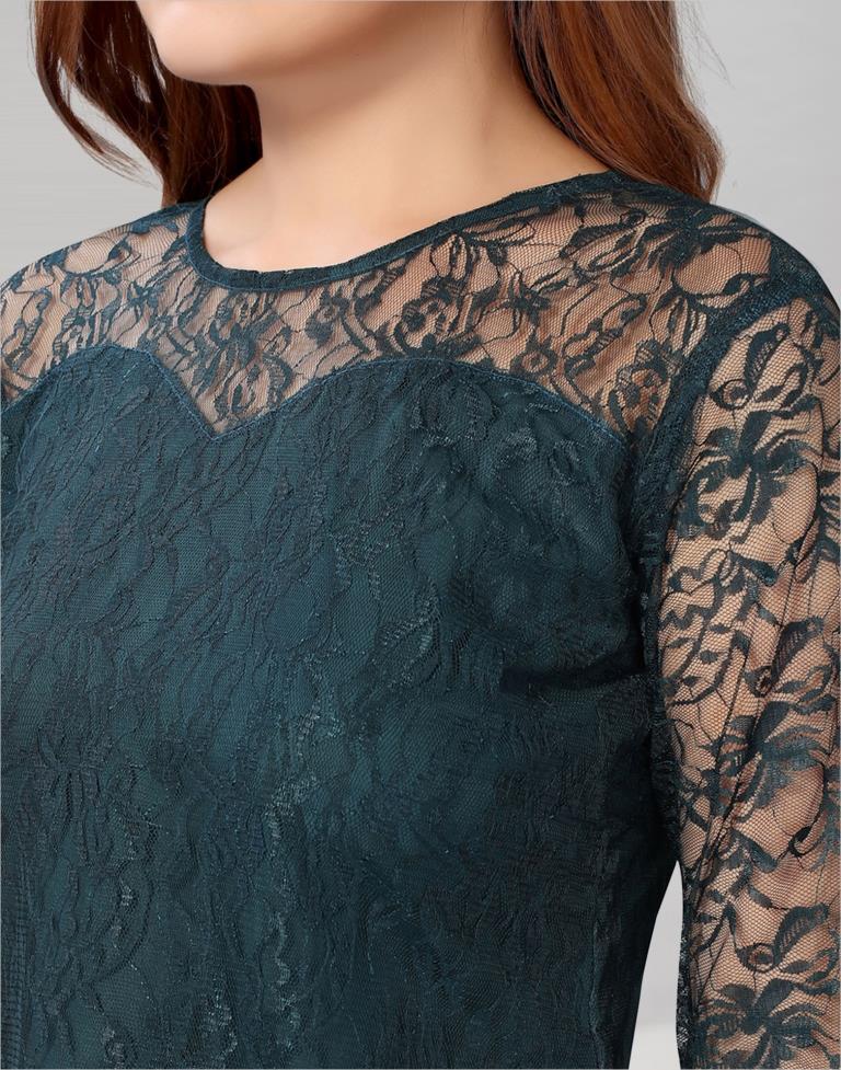 Rama Net Bell Sleeves top