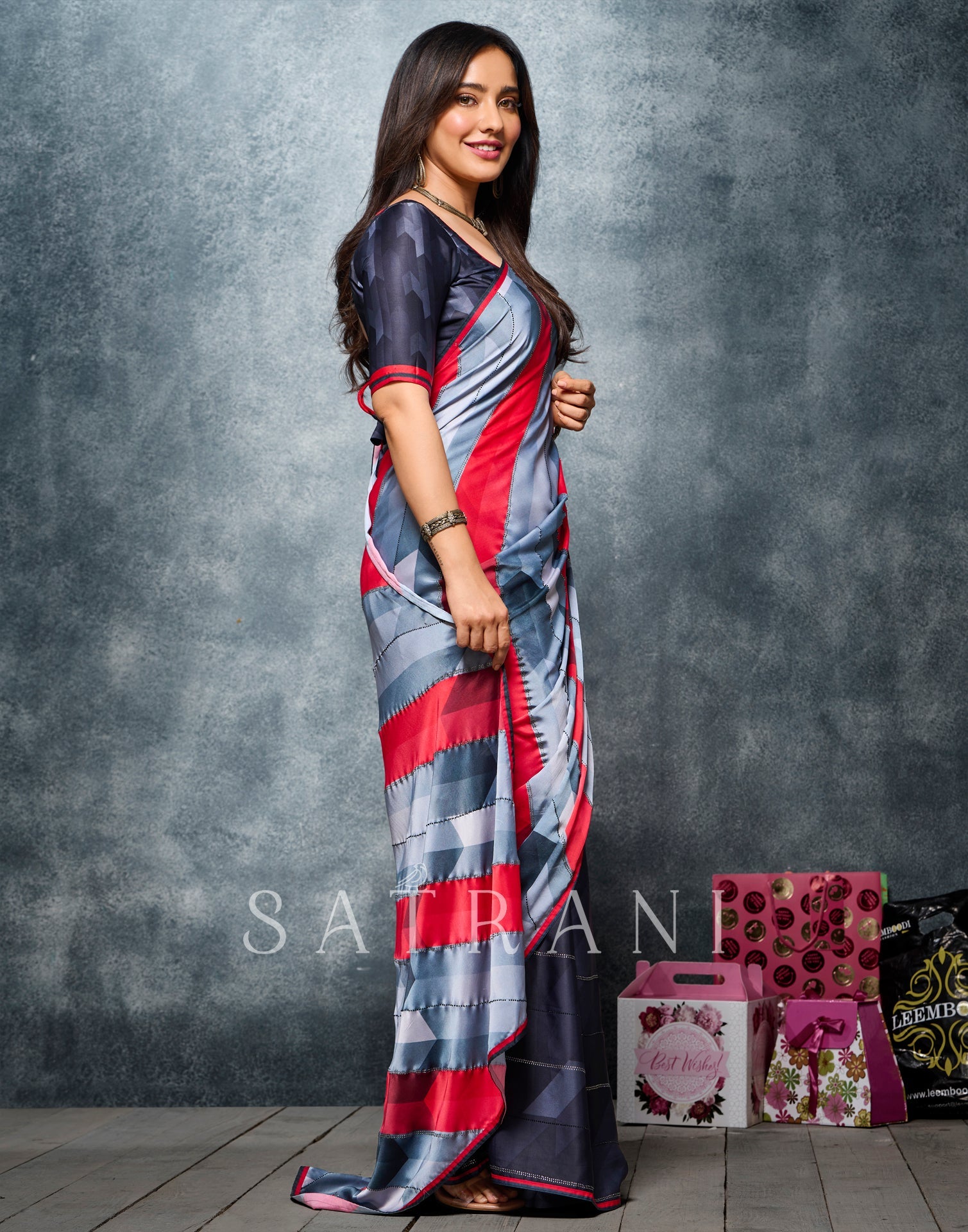 Multicoloured Silk Saree