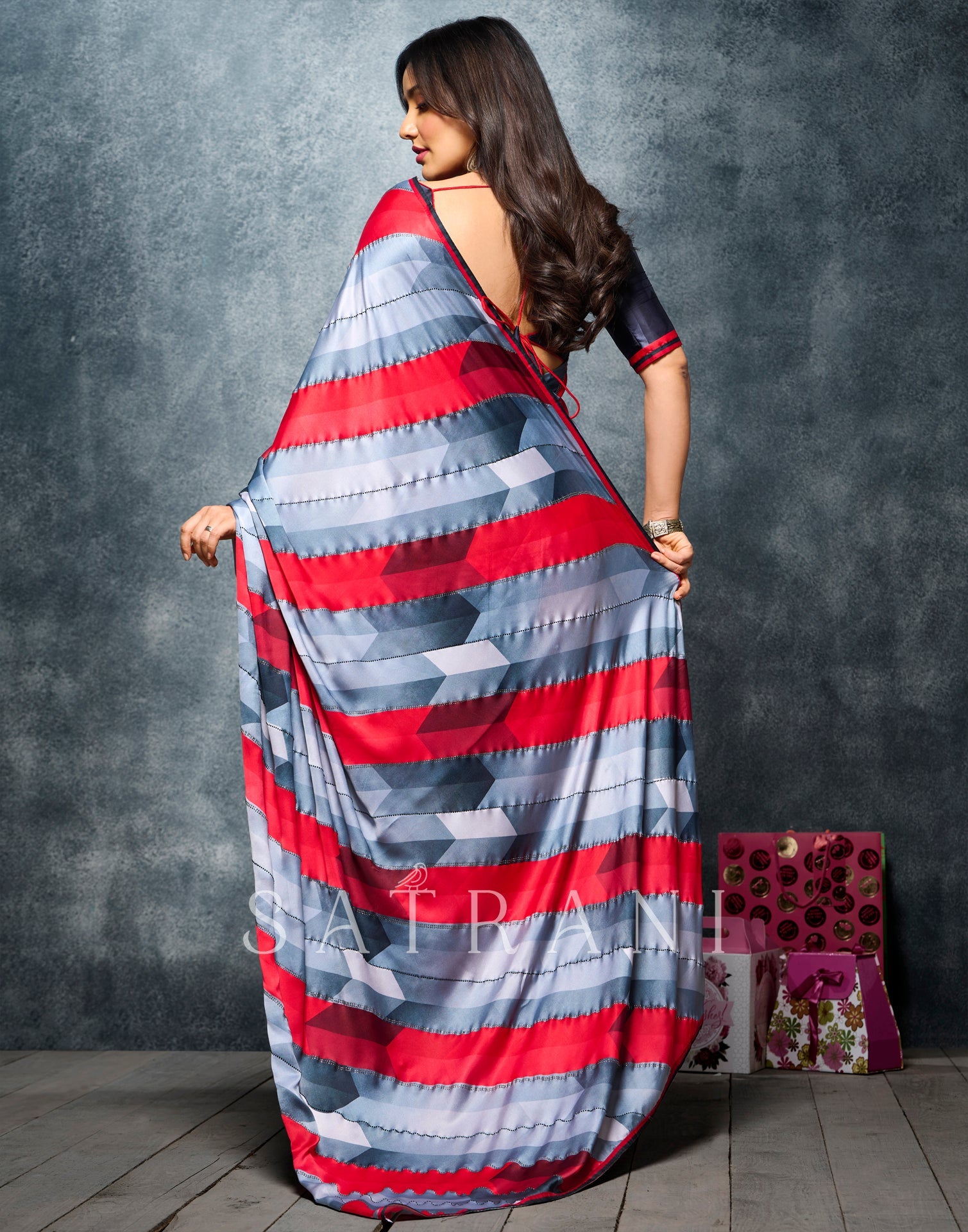 Multicoloured Silk Saree