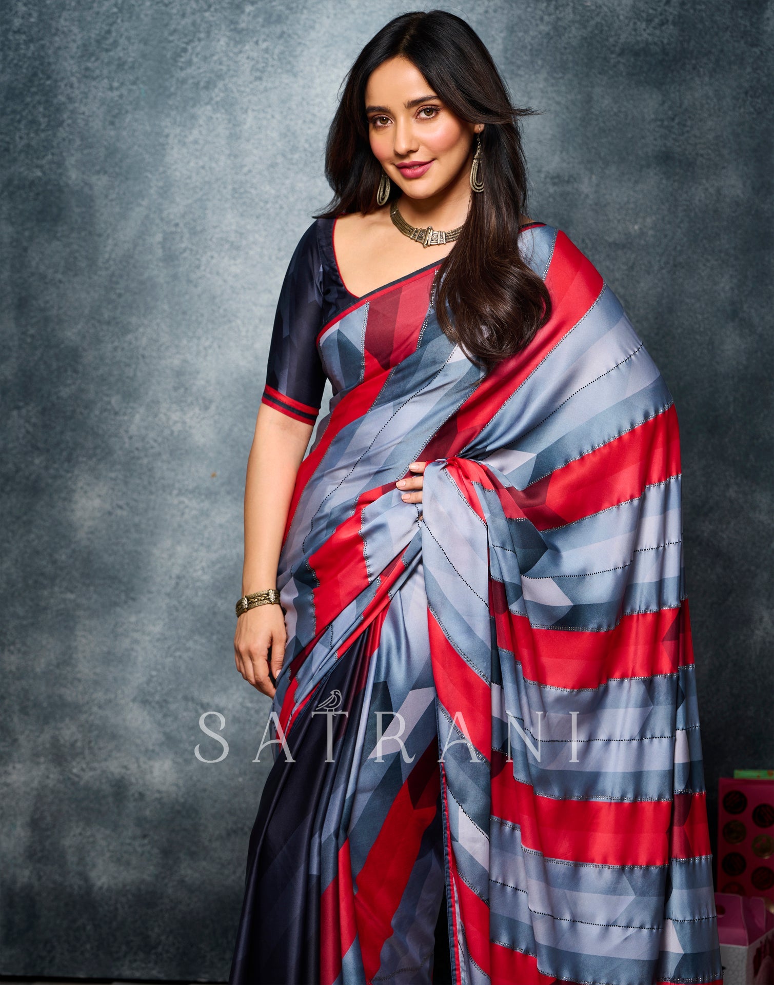 Multicoloured Silk Saree