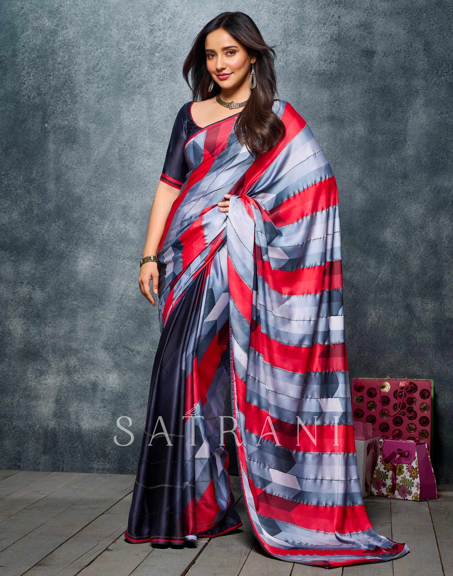 Multicoloured Silk Saree