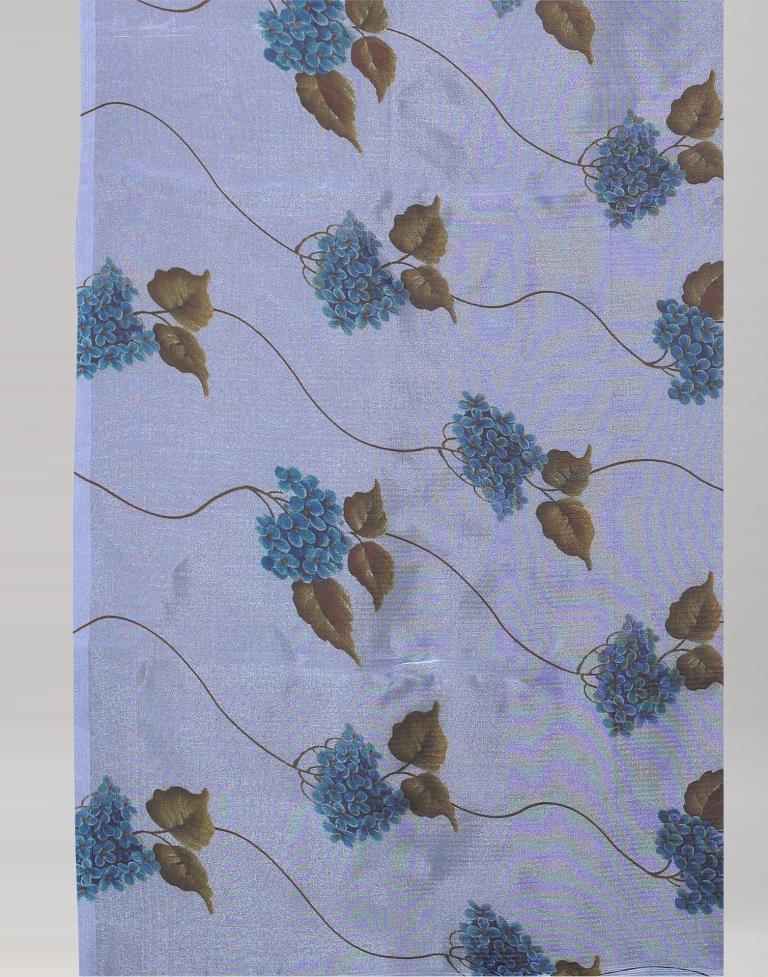 Blue Organza Saree | 2218S282