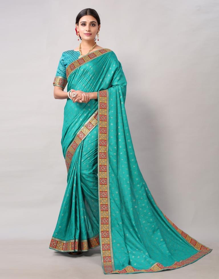 Rama Green Silk Saree | 2231S428