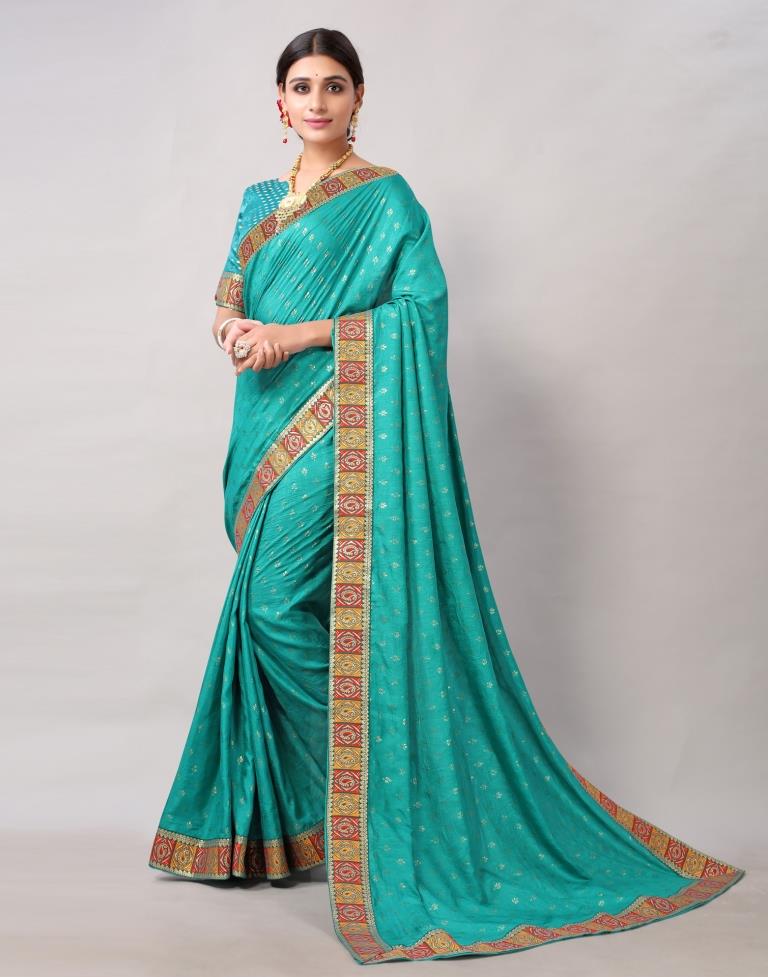 Rama Green Silk Saree | 2231S428