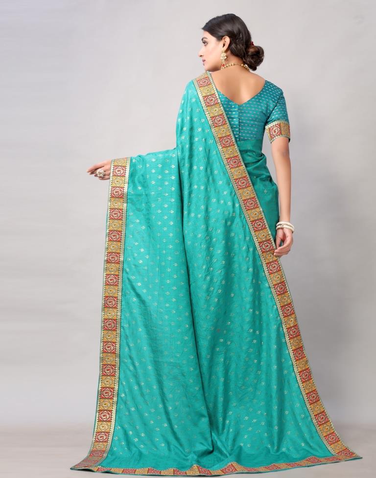 Rama Green Silk Saree | 2231S428