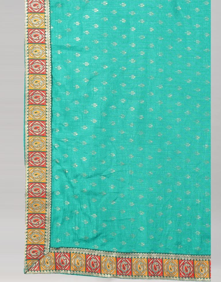 Rama Green Silk Saree | 2231S428