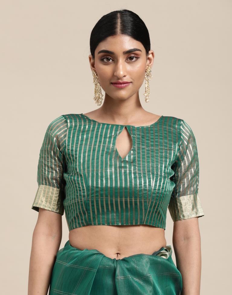 Sacramento Green Organza Saree