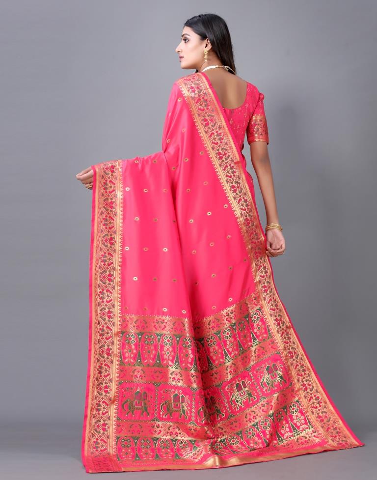 Pink Cotton Silk Saree | 2246S2028