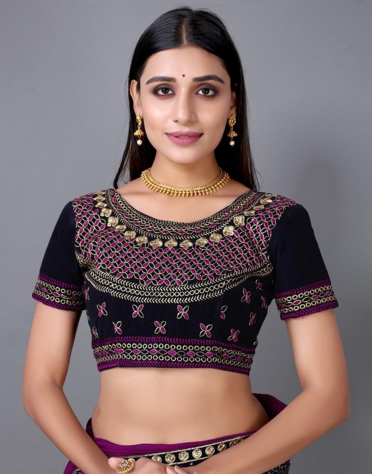 Wine Silk Saree | 2249S2053