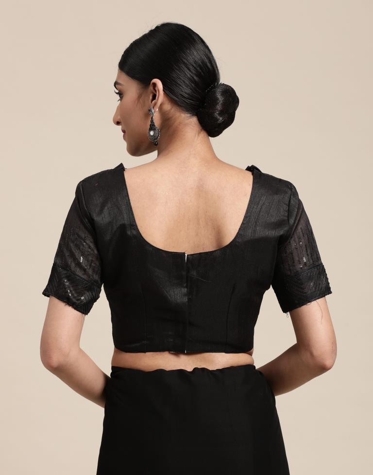Black Silk Saree