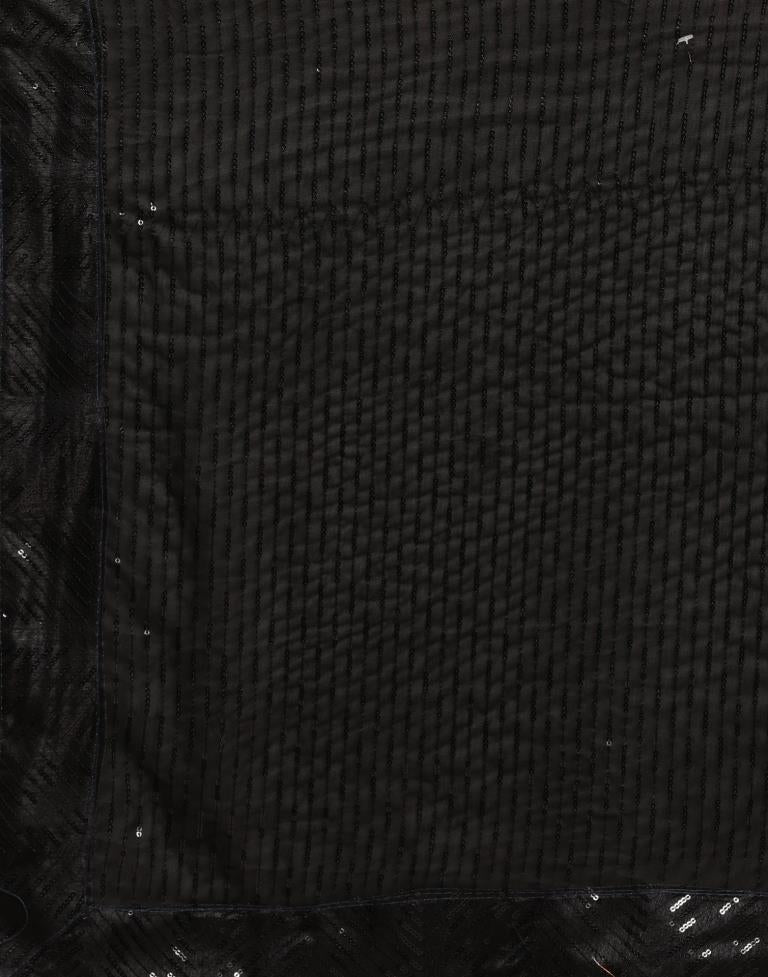 Black Silk Saree