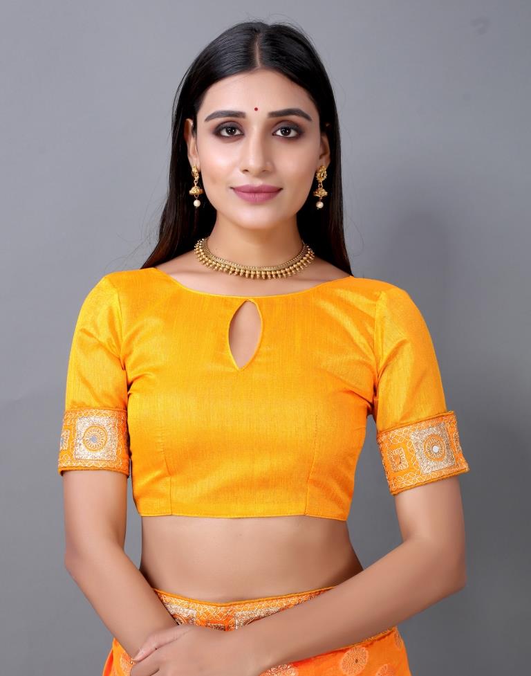 Orange Silk Saree | 2253S2092