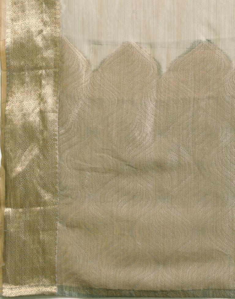 Grey Silk Saree