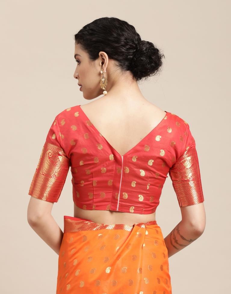 Turmeric Yellow Banarasi Silk Saree