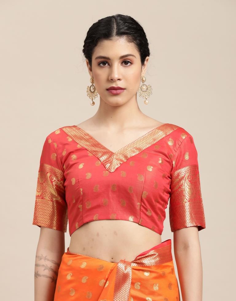 Turmeric Yellow Banarasi Silk Saree