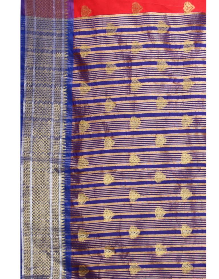 Red Banarasi Silk Saree