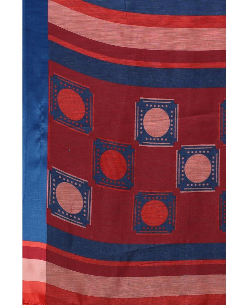 Cobalt Blue Cotton Saree | 2304S104
