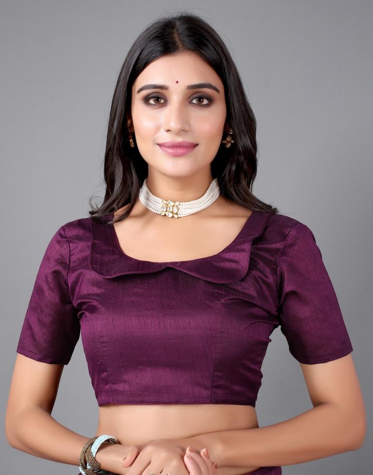 Purple Printed Saree | 2306S113