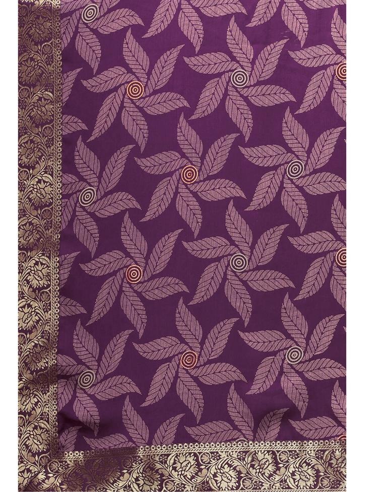 Purple Chiffon Saree | 2312S112
