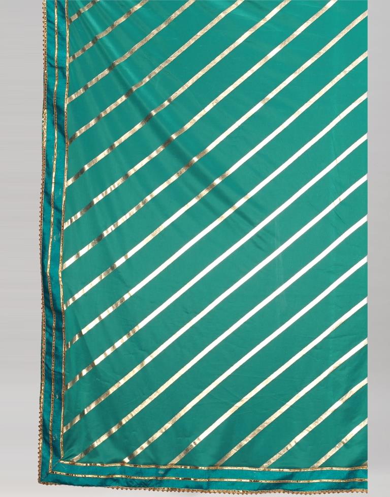 Turquoise green Silk Saree | 2314S159