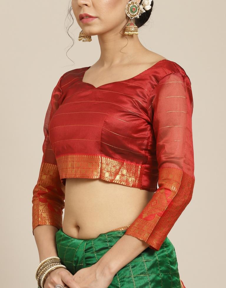 Green Silk Saree