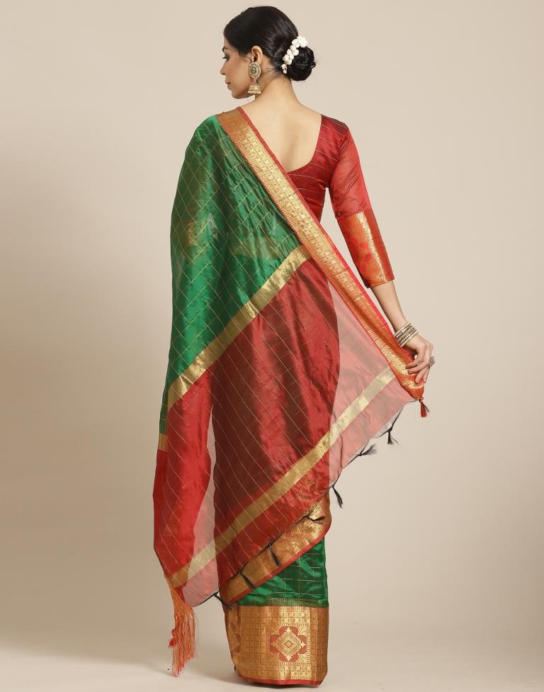 Green Silk Saree