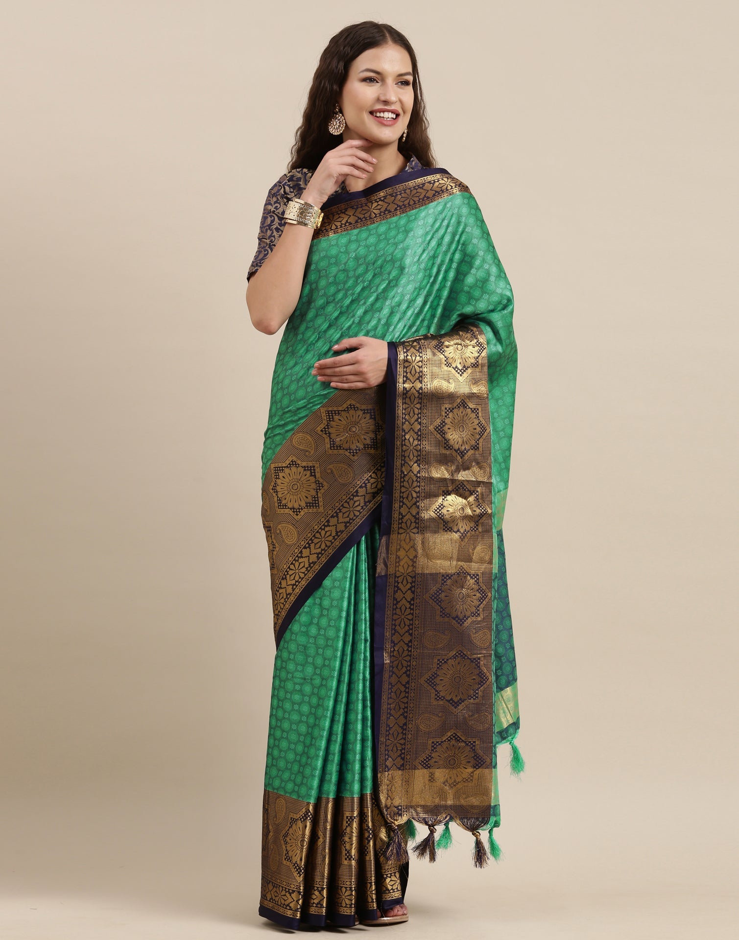Green Silk Saree