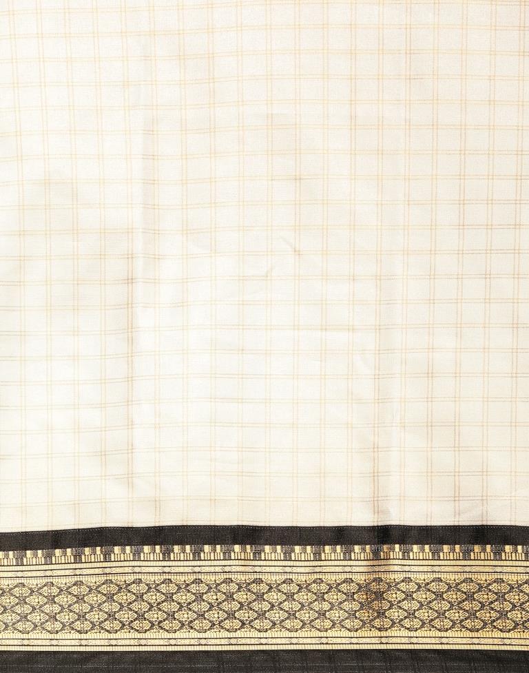 Off White Silk Saree