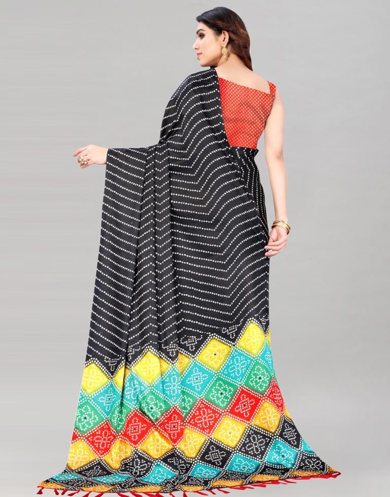 Black Silk Saree