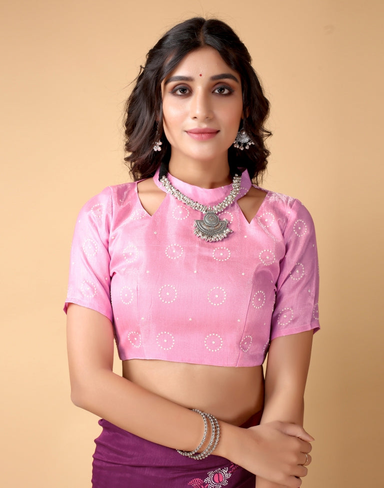 Wine Silk Saree | SLV2367S248