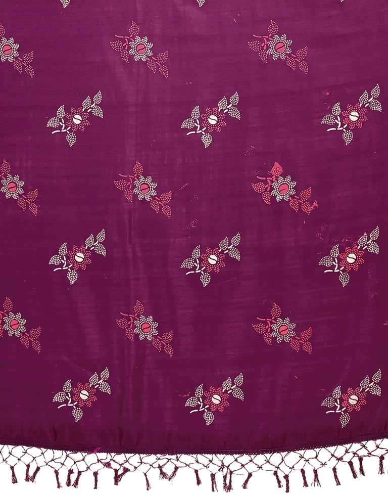 Wine Silk Saree | SLV2367S248