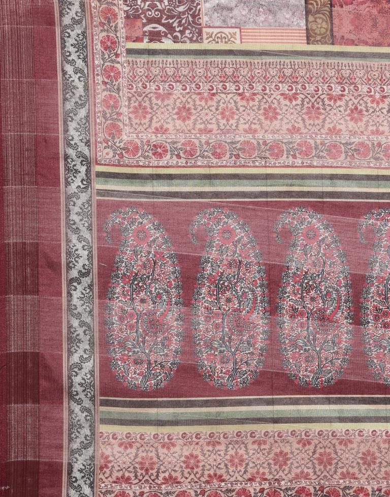 Multicolored Viscose Saree