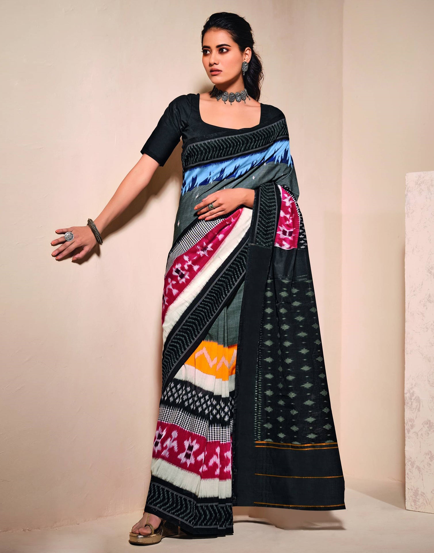 Multi Cotton Saree