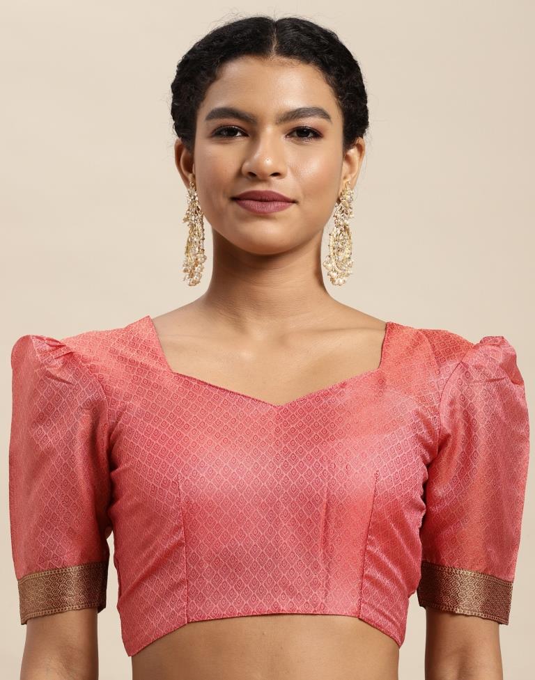 Rose Pink Organza Saree