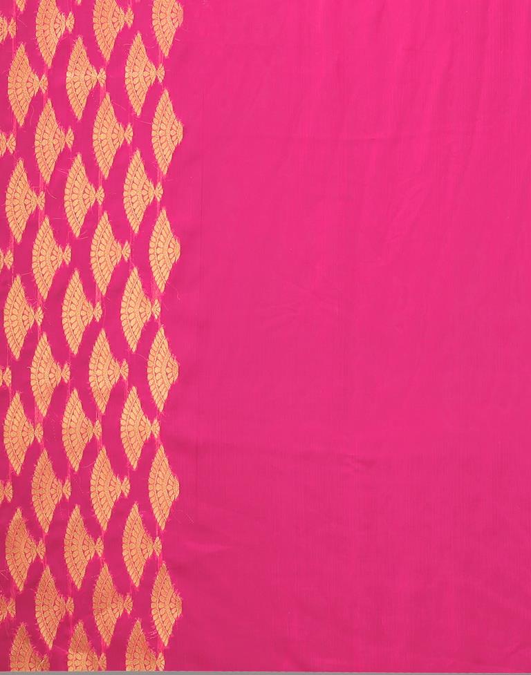 Rani Pink Chiffon Saree