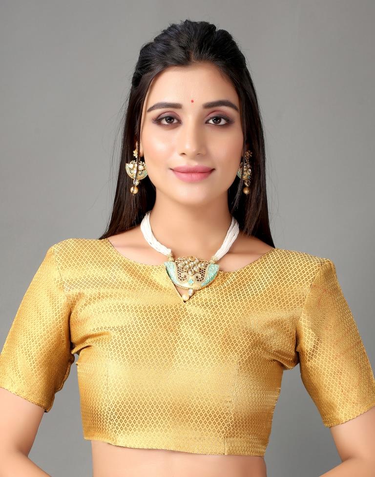 Rama Green Chiffon Saree