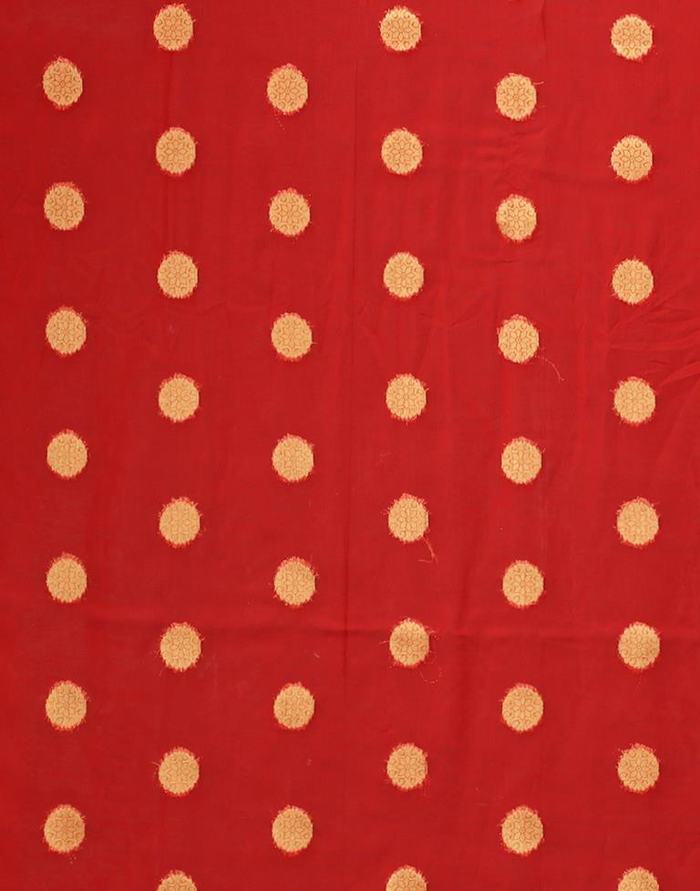 Red Chiffon Saree