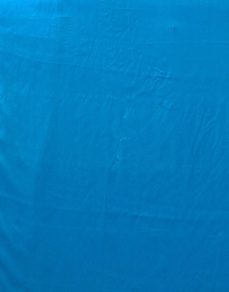 Sky Blue Chiffon Saree