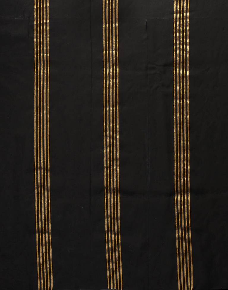 Black Chiffon Saree