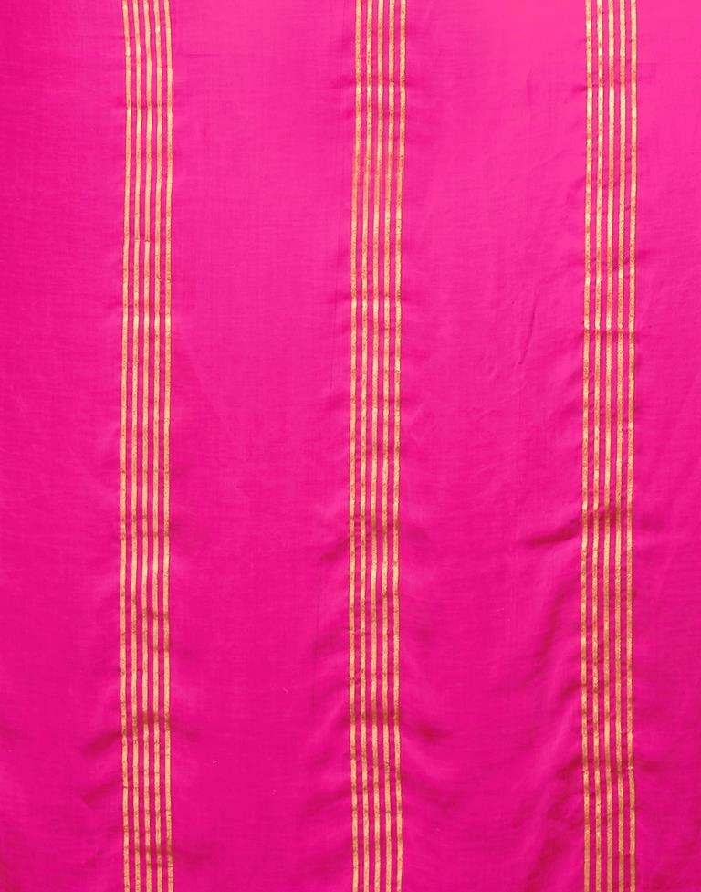 Rani Pink Chiffon Saree