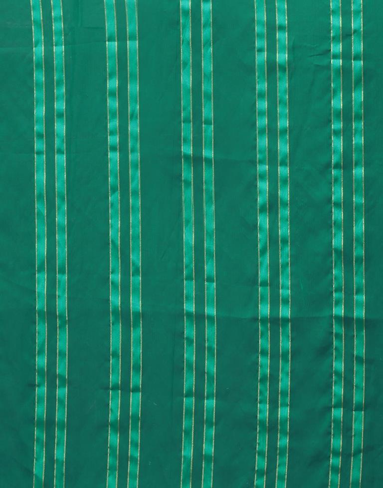 Rama Green Chiffon Saree