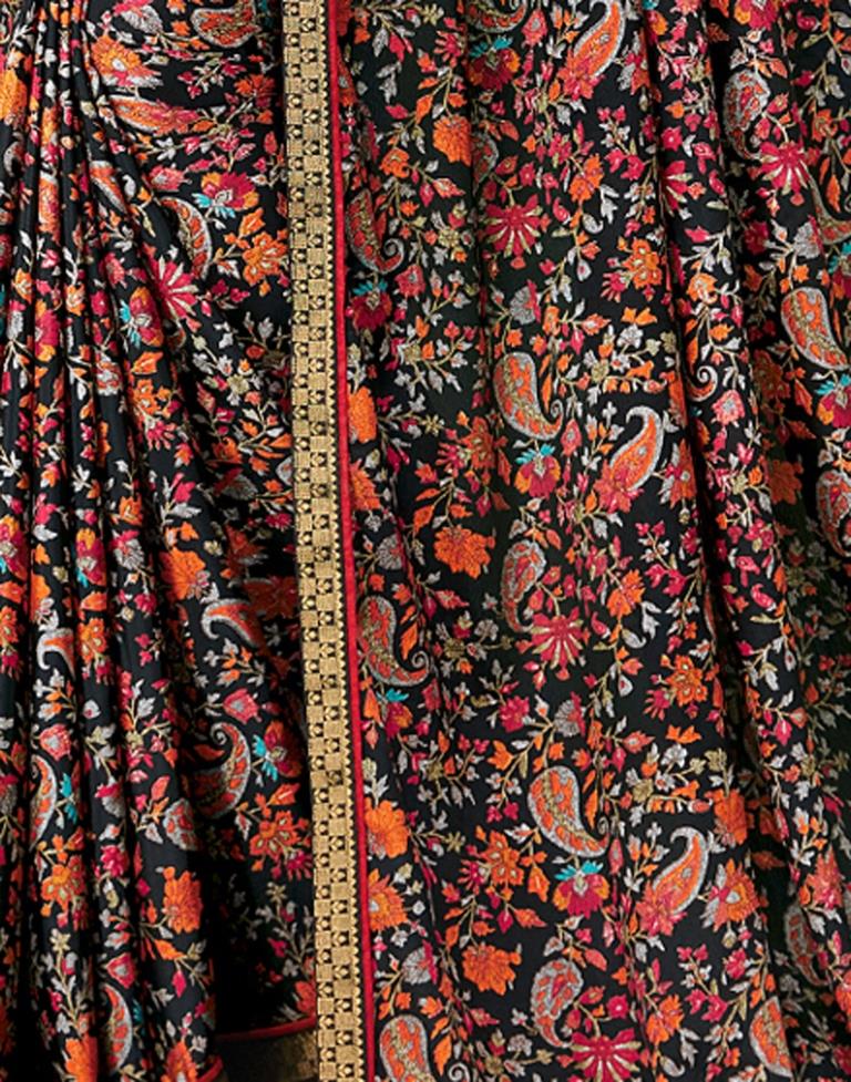 Black Silk Saree