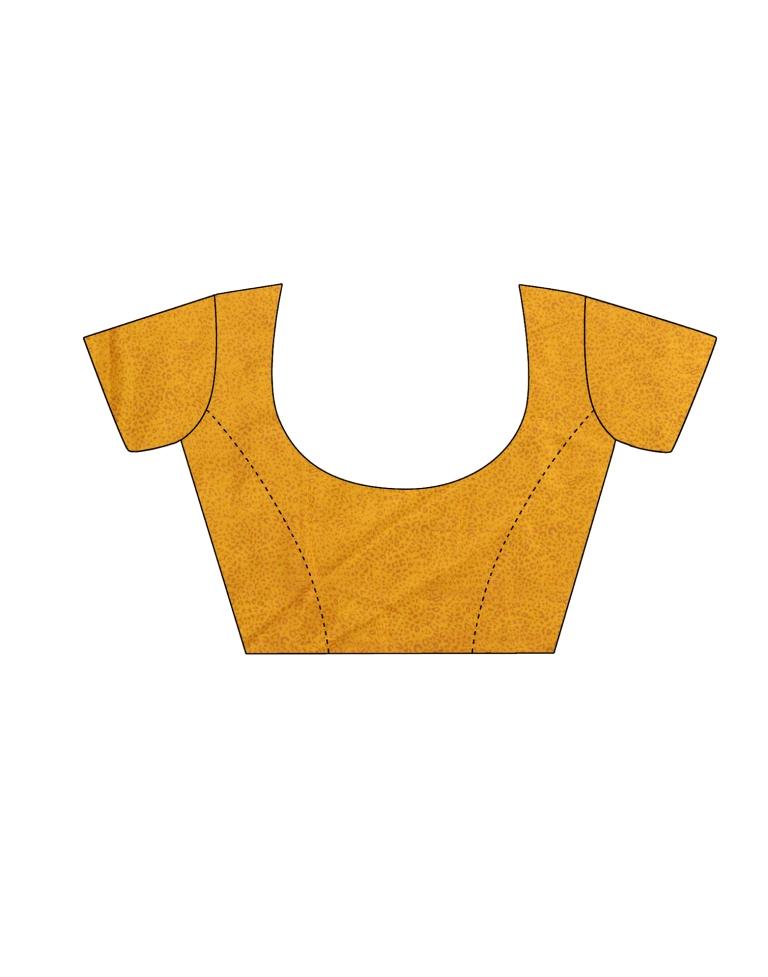 Turmeric Yellow Silk Saree