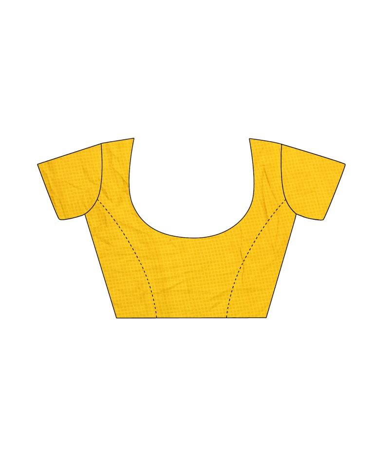 Turmeric Yellow Silk Saree
