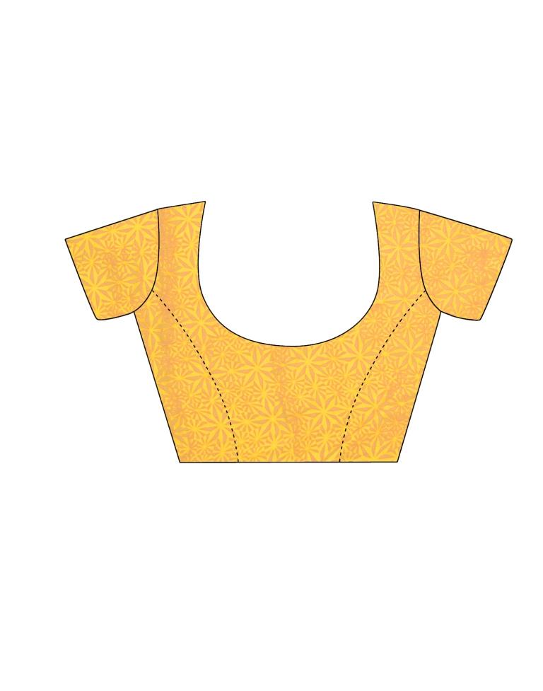 Turmeric Yellow Silk Saree