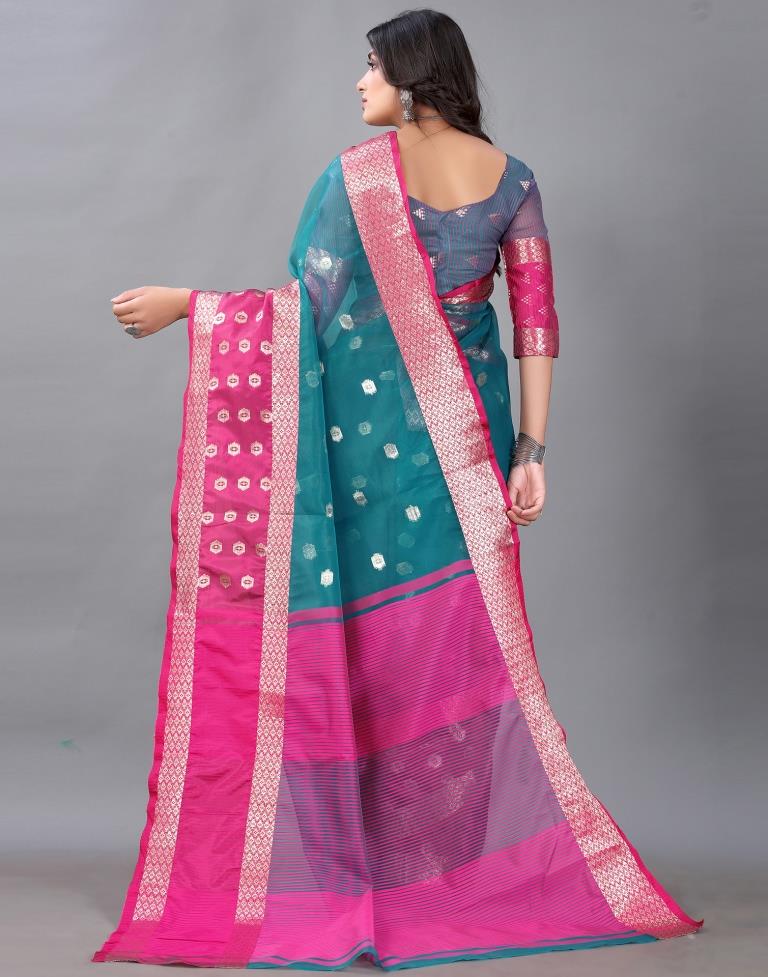 Rama Tissue Silk Saree