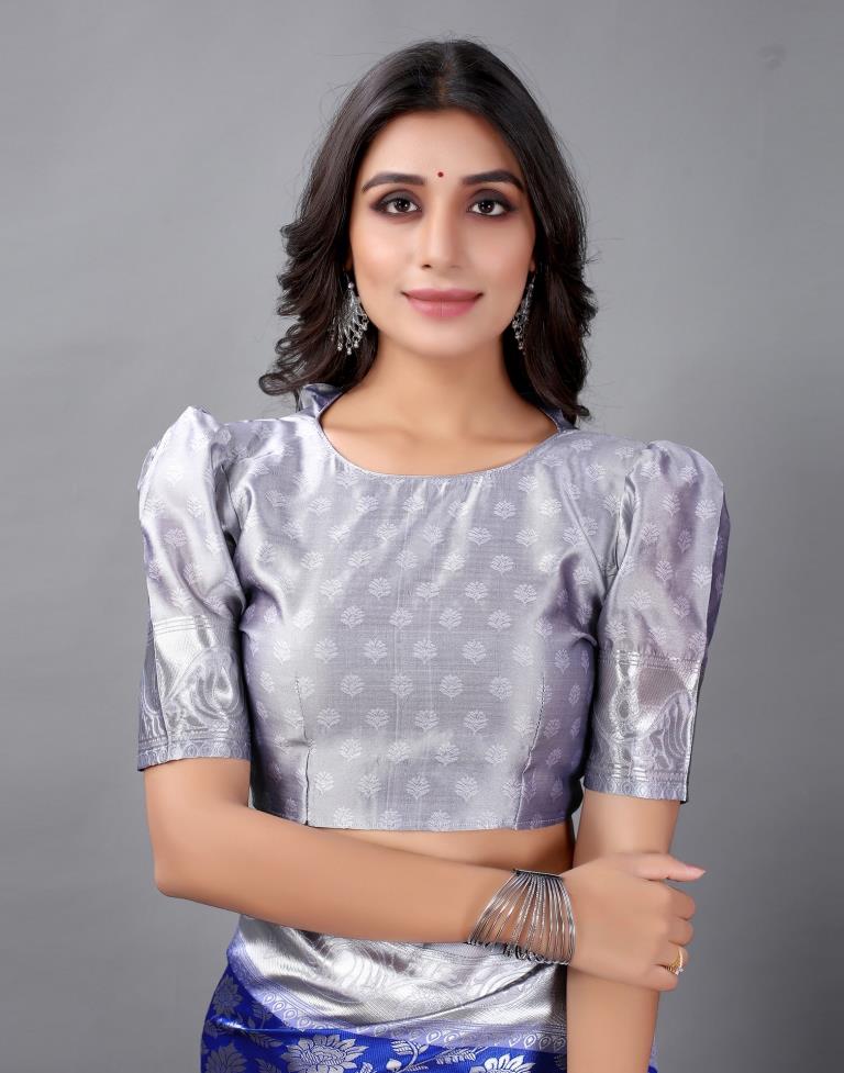 Royal Blue Silk Saree