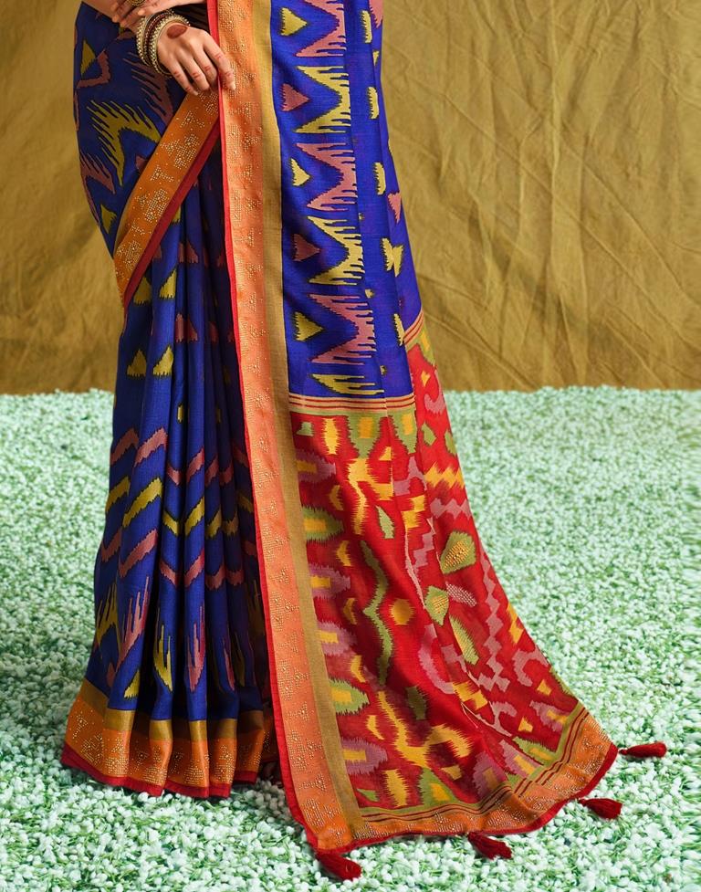 Royal Blue Silk Saree