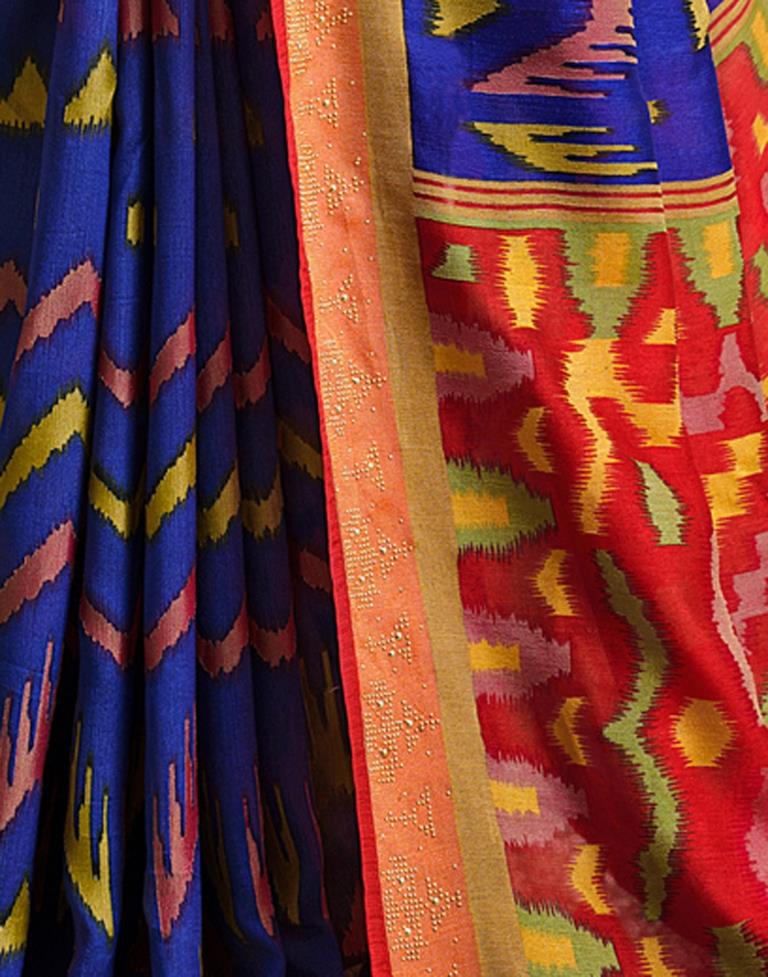 Royal Blue Silk Saree